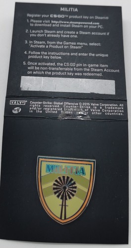Pin serie militia - pin, mit